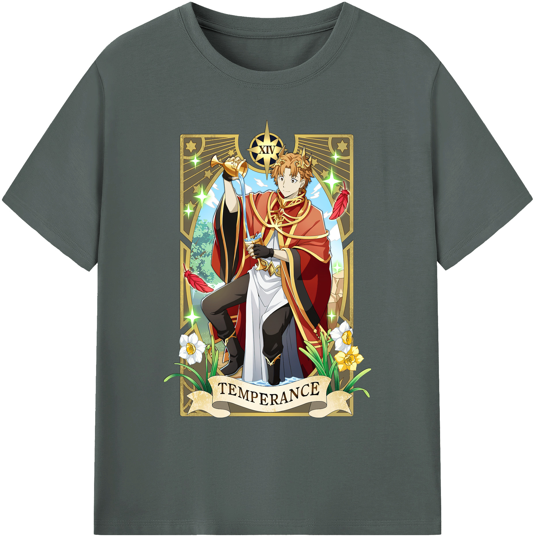 （画像用） 文豪ストレイドッグス Bungo Stray Dogs 綿100％ メンズ半袖Tシャツ｜肌触りやわらか＆通気性